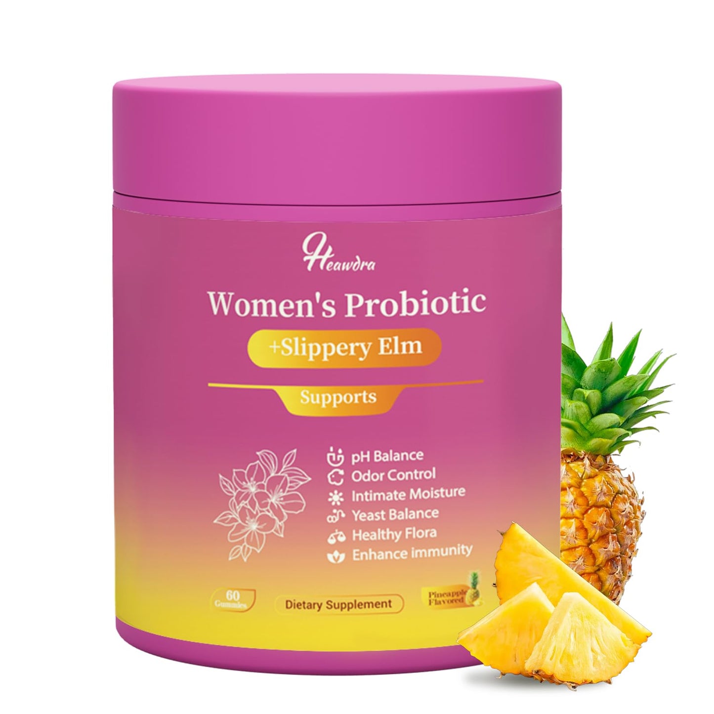 Her Juicy Women's Probiotic Gummies – pH Balance, Gut Health & Immunity (60 Gummies)