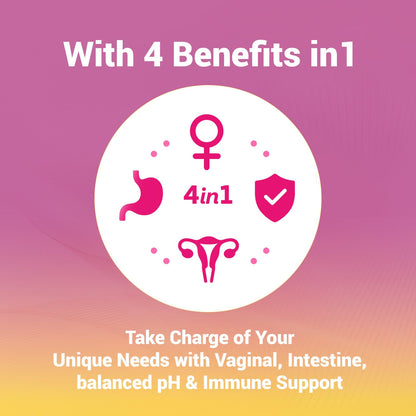 Her Juicy Women's Probiotic Gummies – pH Balance, Gut Health & Immunity (60 Gummies)
