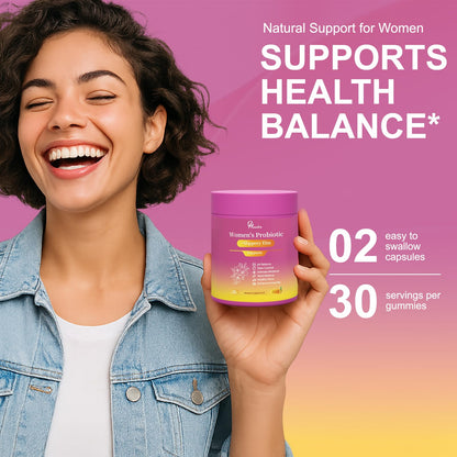 Her Juicy Women's Probiotic Gummies – pH Balance, Gut Health & Immunity (60 Gummies)