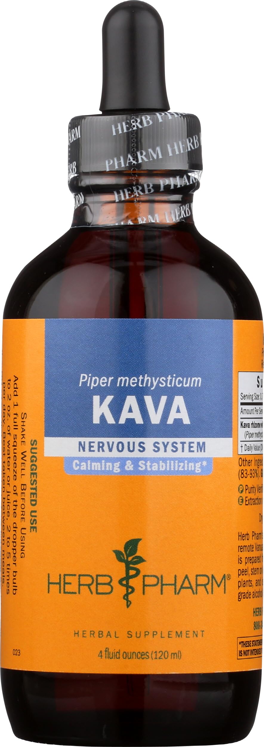 Herb Pharm Pharma Kava Extract, 4 Fz | Kava Root Extract Supplement