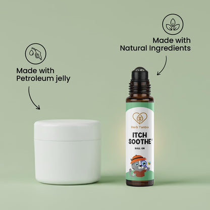 Herb Tantra Itch Soothe Roll On - Natural Itch Relief for Bug Bites & Rashes