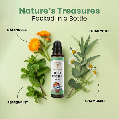 Herb Tantra Itch Soothe Roll On - Natural Itch Relief for Bug Bites & Rashes