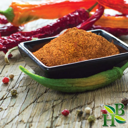 Herb To Body African Bird Pepper Powder - 4oz, Wildcrafted Capsicum Annuum