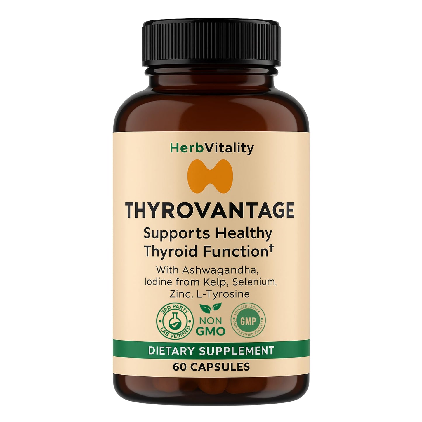 Herb Vitality Thyroid Support – Iodine, Ashwagandha & Kelp