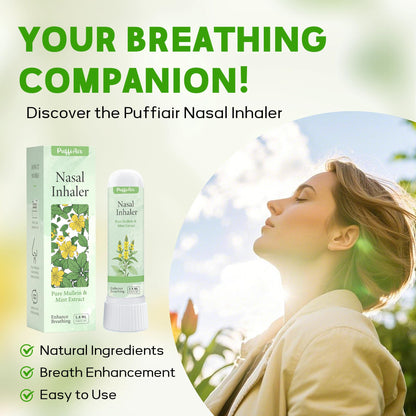 Herbal Diffuser Pen with Mullein, Thyme & Mint Extracts – 600 Uses | Clear Breathing & Refreshment