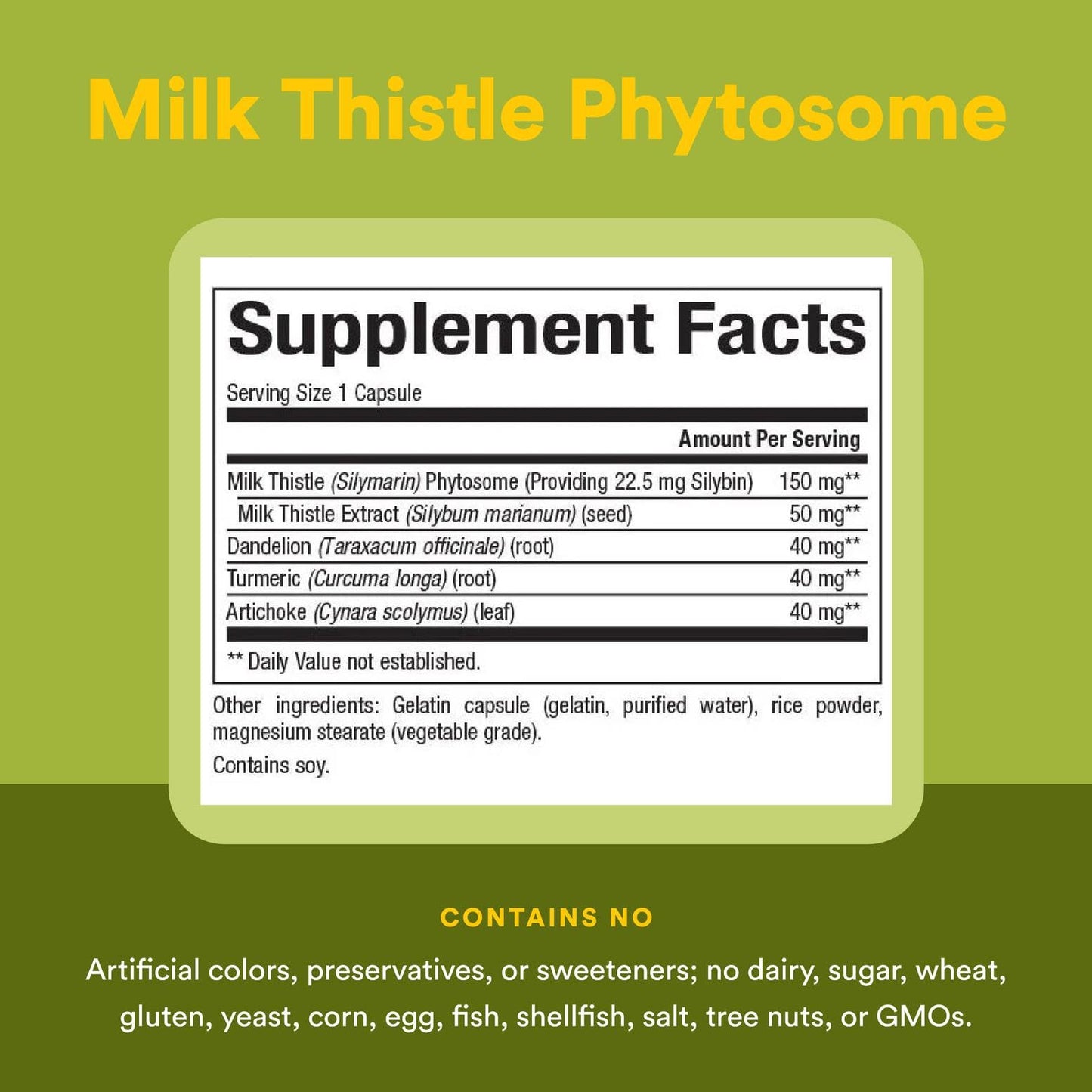 HerbalFactors Milk Thistle Phytosome – Liver Support, 90 Capsules