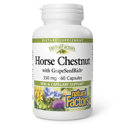 HerbalFactors by Natural Factors - Horse Chestnut & GrapeSeedRich, 60 caps