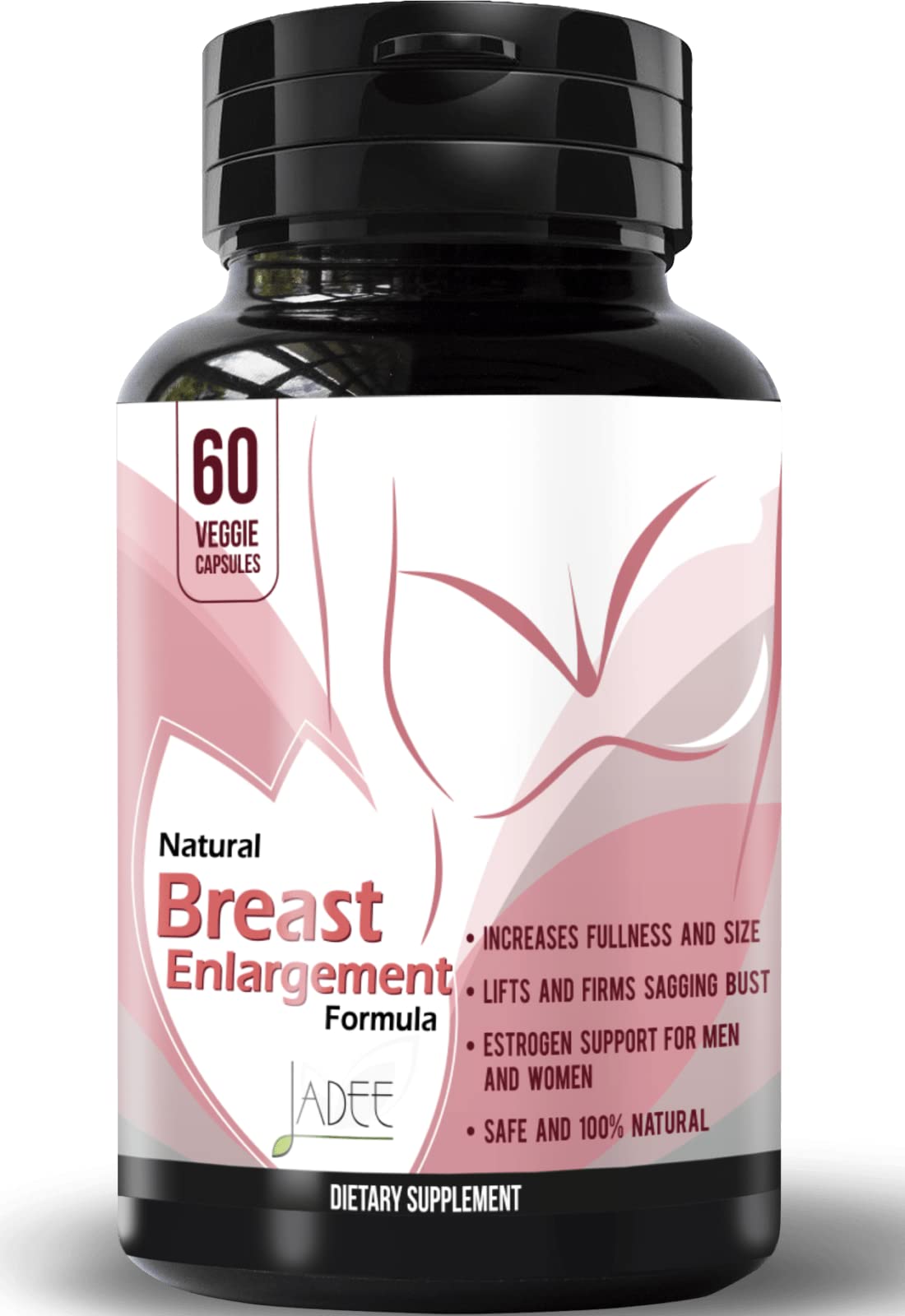 Herbal Remedy Breast Enhancement Pills with Pueraria Mirifica – 60 Capsules for Women, Men & Trans