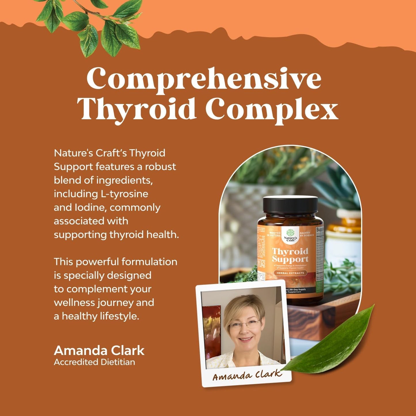 Herbal Thyroid Support Complex – Iodine, Ashwagandha for Energy & Hormone Balance