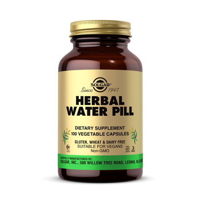 Herbal Water Pill Solgar 100 VCaps - Herbal Supplement