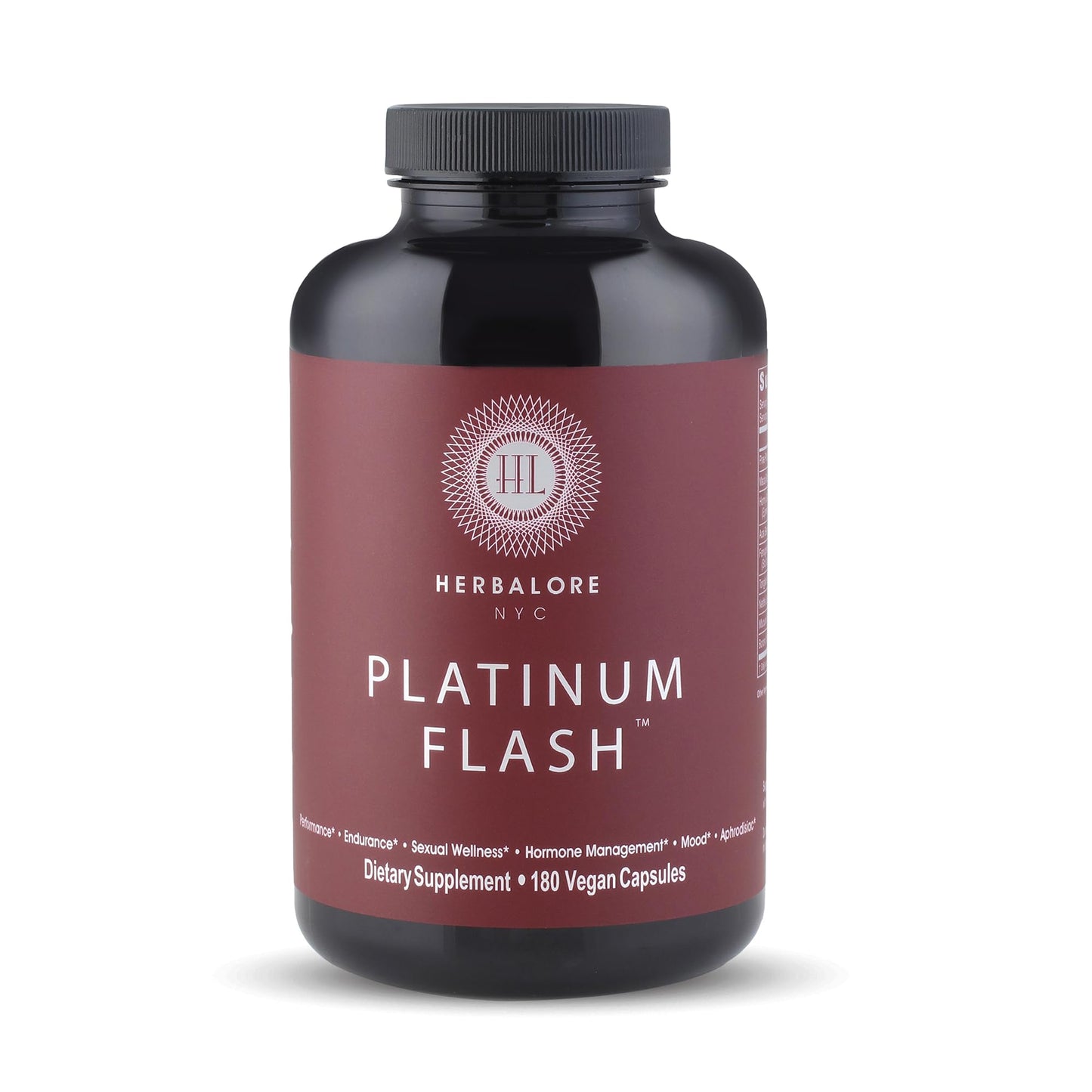 Herbalore Platinum Flash – Performance & Hormone Support | 180 Vegan Capsules