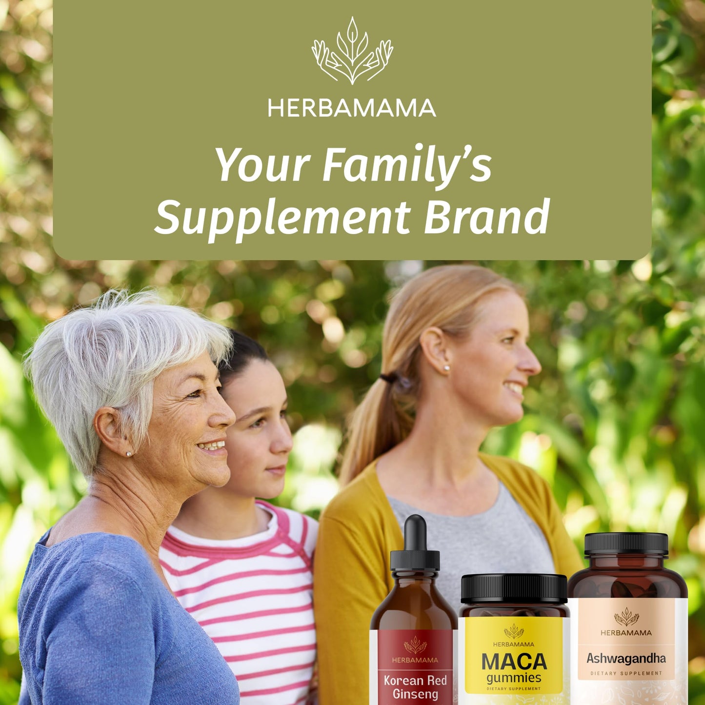 HERBAMAMA Maca Root Gummies - 1800mg Energy Support, Vegan & Non-GMO (Pack of 2)