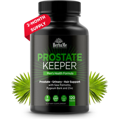 HerbaMe Prostate Support with Saw Palmetto & Zinc – 120 Caps