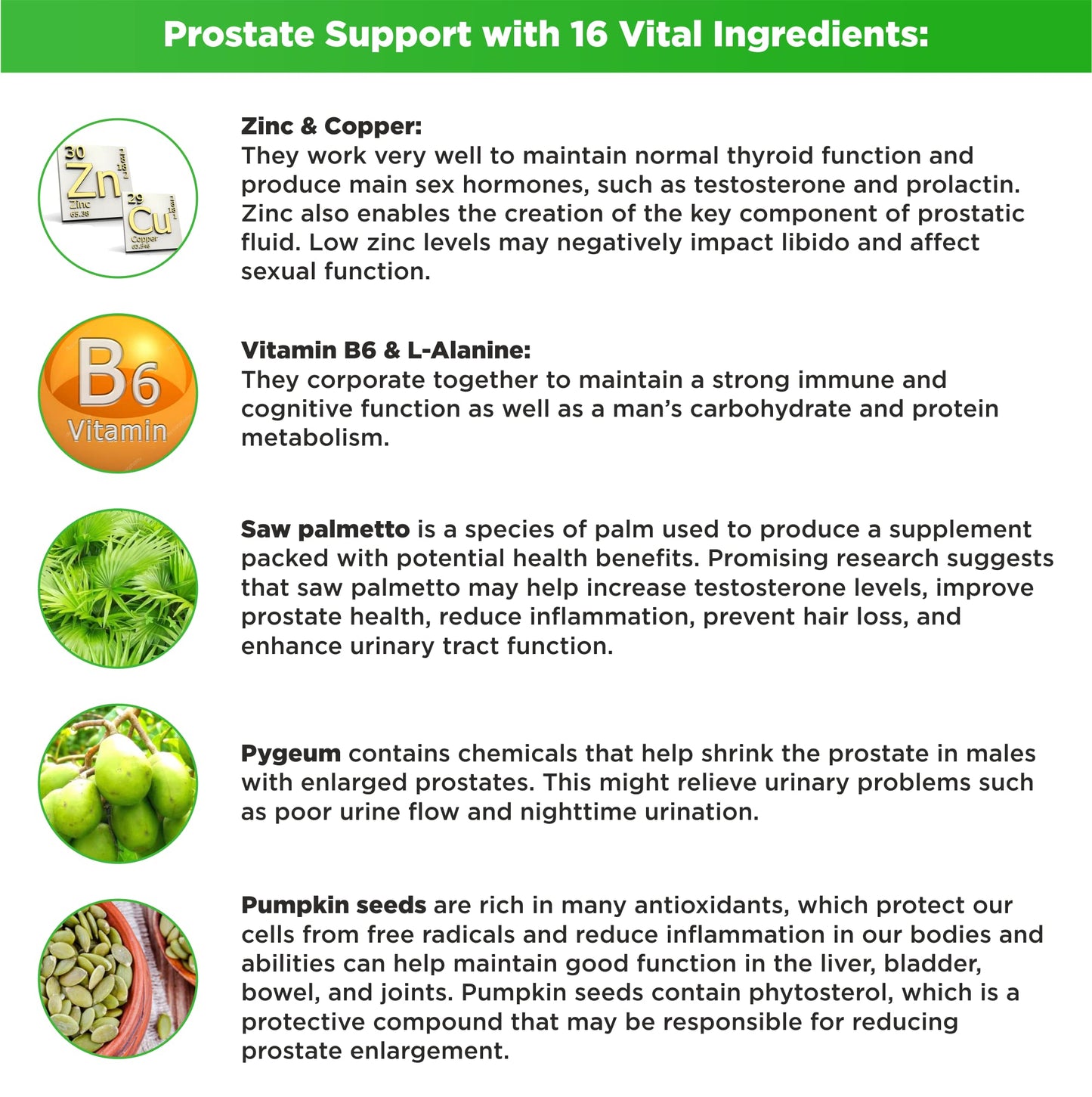 HerbaMe Prostate Support with Saw Palmetto & Zinc – 120 Caps