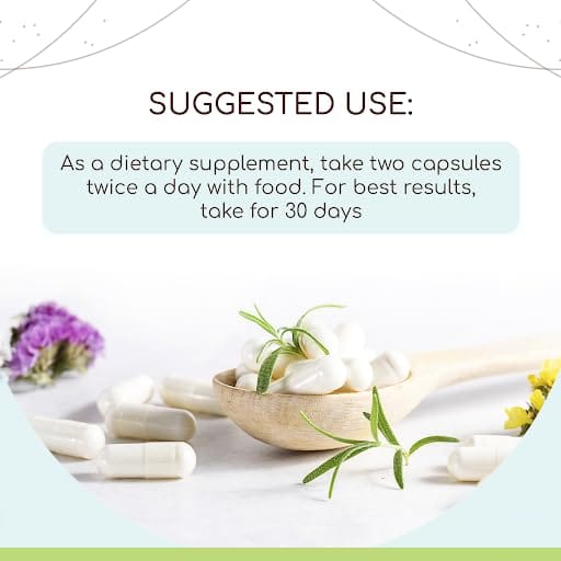 HerbEra Sage USDA Organic 120 Capsules | Organic Sage Supplement