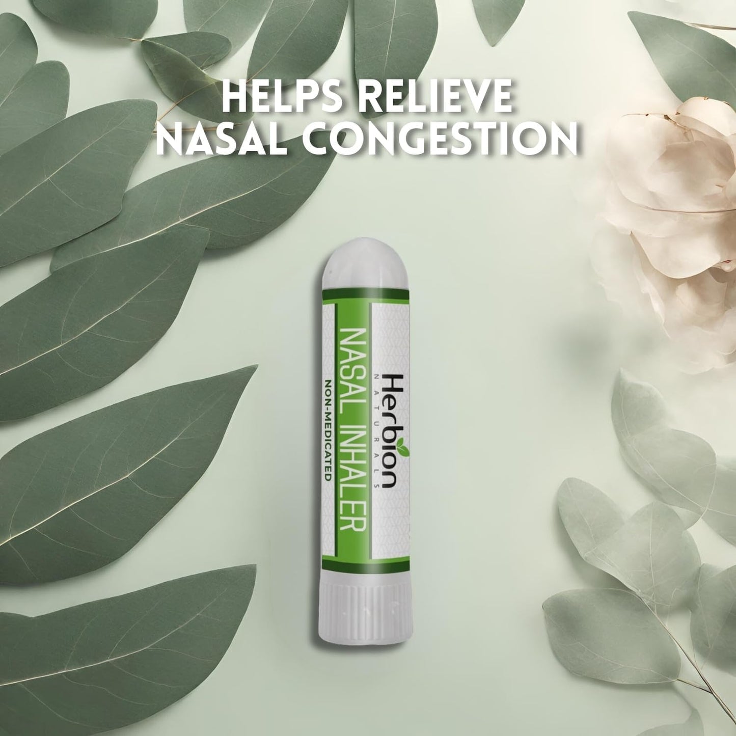HERBION Naturals Nasal Inhaler - Non-Medicated Congestion Relief (0.05 fl oz)