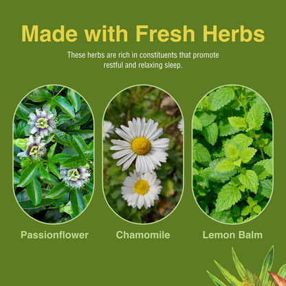 Herbs Etc. Deep Sleep Softgels – Herbal Sleep Support with Passionflower, Chamomile & Lemon Balm | 120 Softgels