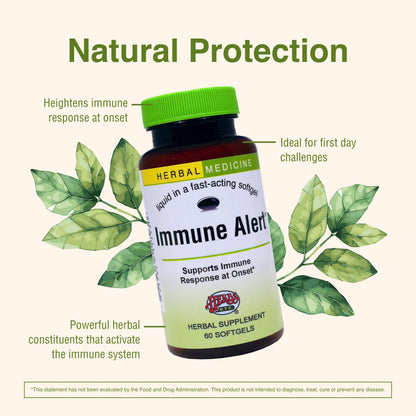 Herbs Etc. Immune Alert 60 ct Softgels | Immune Support