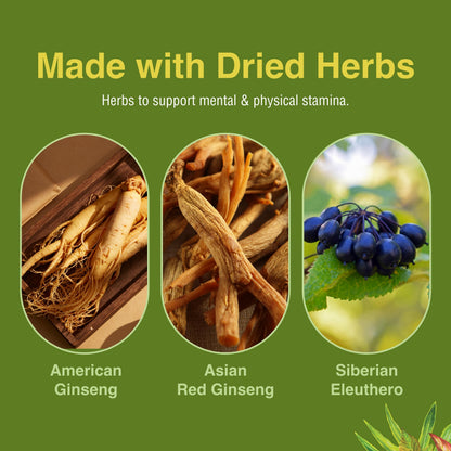 Herbs Etc. Ultimate Ginseng Softgels – Stamina & Brain Health | Gluten-Free 30 Servings