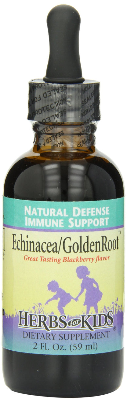 Herbs for Kids Echinacea/Goldenroot (BlackBerry, 2oz) – Immune Support
