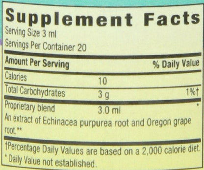 Herbs for Kids Echinacea/Goldenroot (BlackBerry, 2oz) – Immune Support