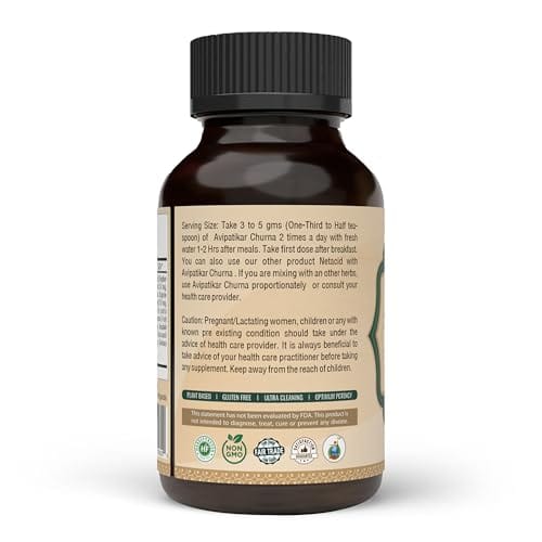 Herbsforever Avipatikar Churna | Ayurvedic Digestive Support | Non-GMO & Vegan | 100 GMS (Pack of 2)