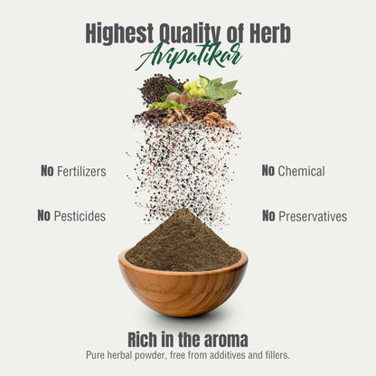 Herbsforever Avipatikar Churna | Ayurvedic Digestive Support | Non-GMO & Vegan | 100 GMS (Pack of 2)