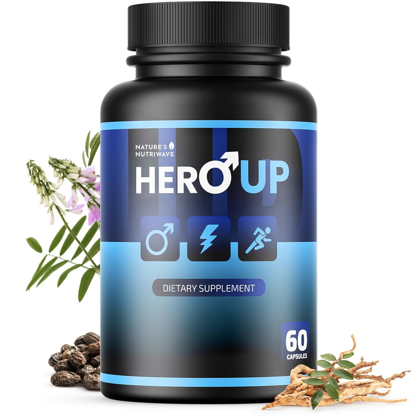 HeroUP Natural Wellness – Plant-Based, Non-GMO, Stimulant-Free | Made in USA