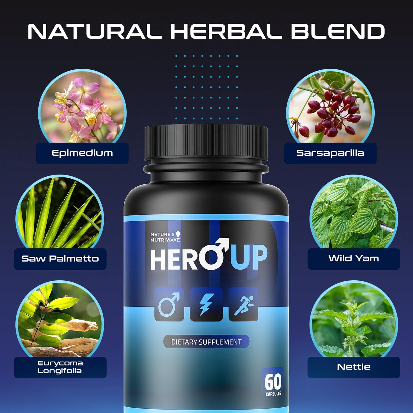 HeroUP Natural Wellness – Plant-Based, Non-GMO, Stimulant-Free | Made in USA