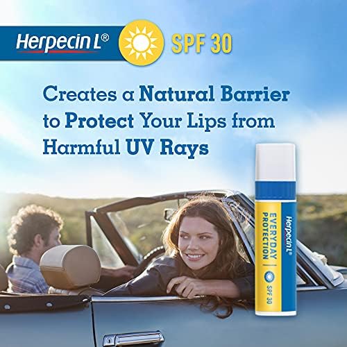 Herpecin L Lip Balm SPF30 with Lysine - 0.1oz, 2 Pack | Lip Care