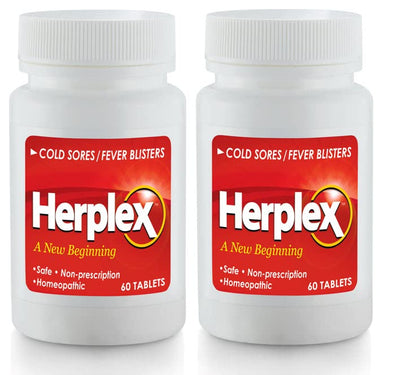 Herplex Premium Tablets | Nonprescription Cold Sore Relief (120 Tablets)