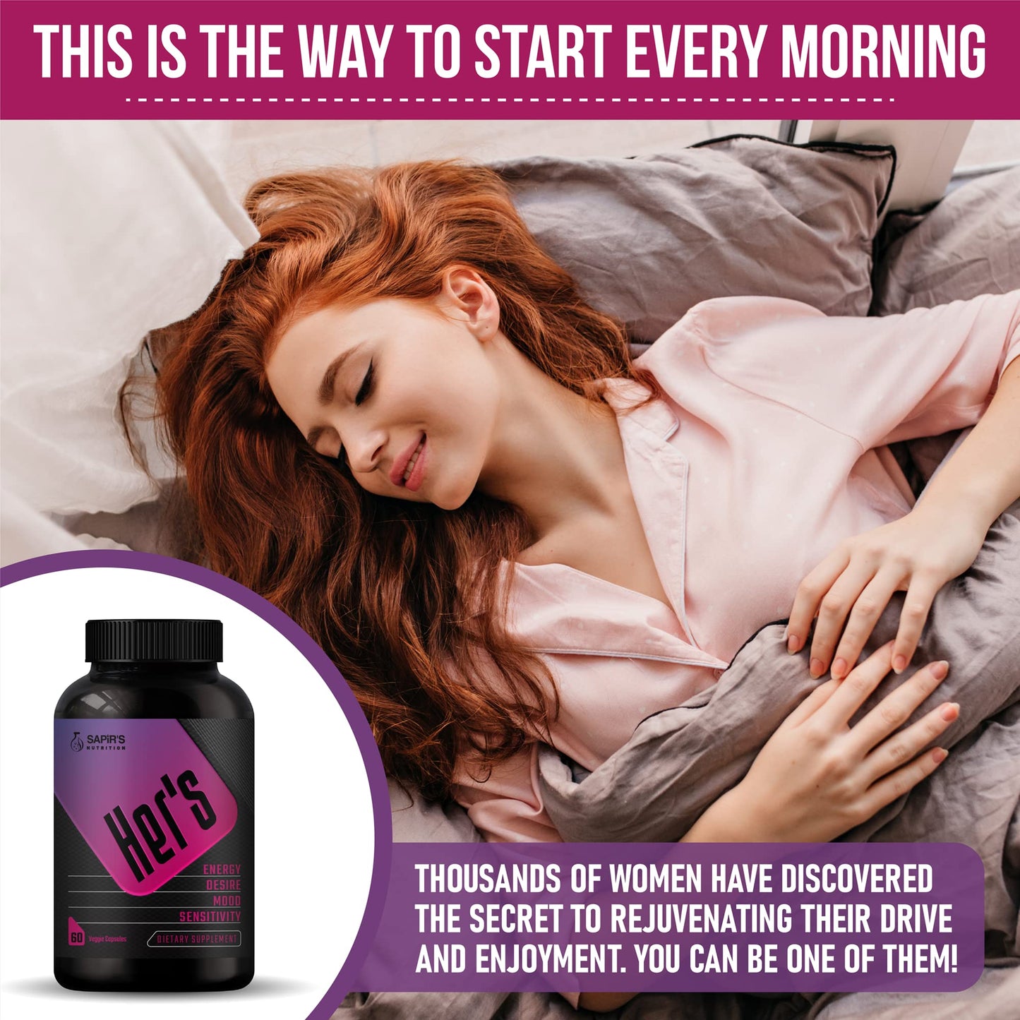 Her's Horny Goat Weed – Female Libido Booster for Women