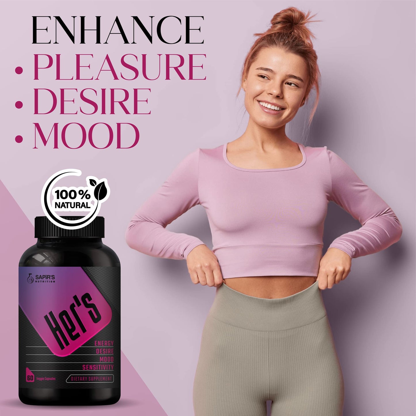 Her's Horny Goat Weed – Female Libido Booster for Women