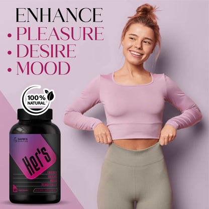 Her's Horny Goat Weed – Female Libido Booster for Women