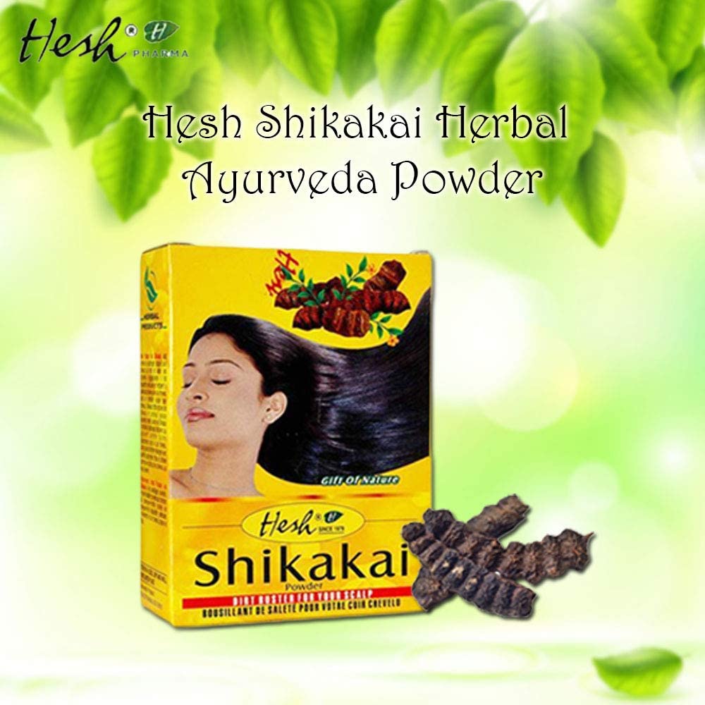 Hesh Herbal Amla, Brahmi, Shikakai & Aritha Powder – 100G Each | Complete Hair Care Combo Pack