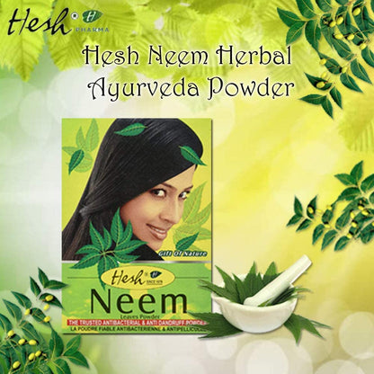 Hesh Herbal Amla, Brahmi, Shikakai & Aritha Powder – 100G Each | Complete Hair Care Combo Pack