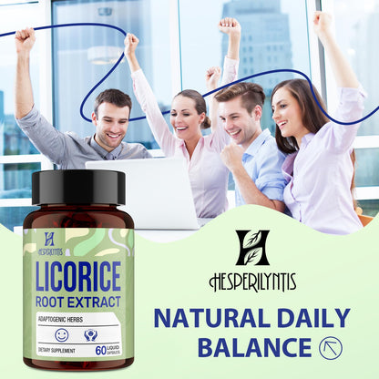Hesperilyntis Licorice Root Adaptogen Supplement | Cortisol Support, Relaxation & Sleep