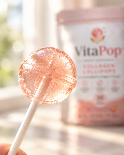 Collagen Lollipops - Hydrolysed Marine Collagen + Vitamin C VitaPop