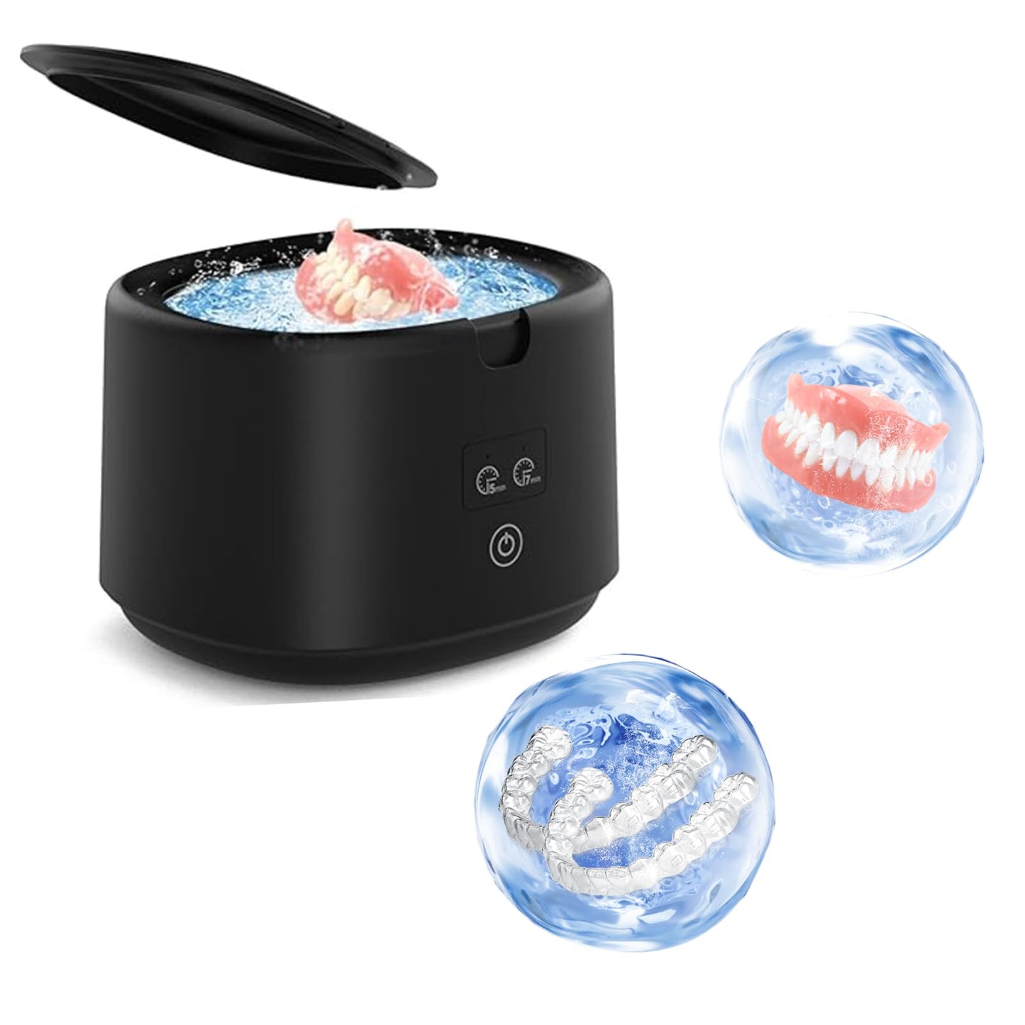 High-Frequency Vibration Retainer Cleaner – 30W/45kHz, 230ml Portable