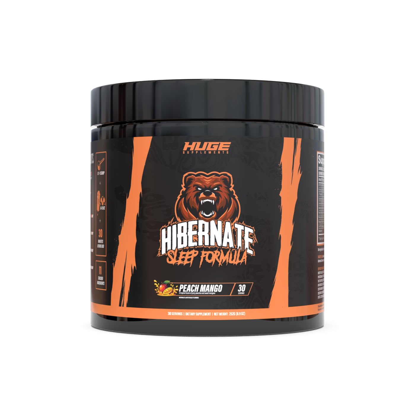 Hibernate Sleep Supplement - Complete, Optimally Dosed Recovery (30 Servings)
