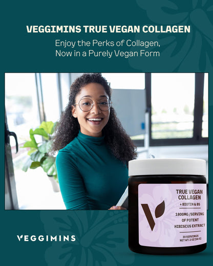 Veggimins True Vegan Collagen – Hibiscus Powder for Hair & Skin
