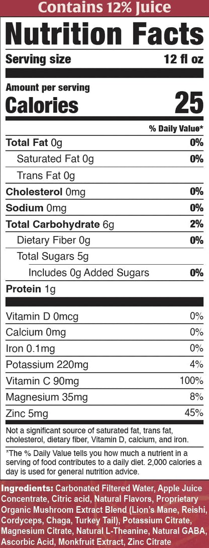 High Ground Elixir Mushroom Seltzer Variety Pack – Focus & Stress Adaptogens