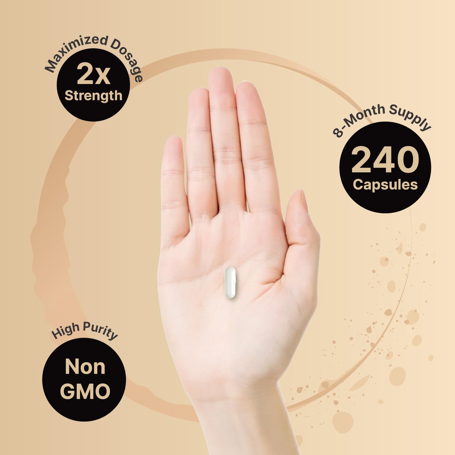 High Potency Zinc Picolinate 100mg - 240 Capsules | Immune Support & Skin Health | Non-GMO & Gluten Free