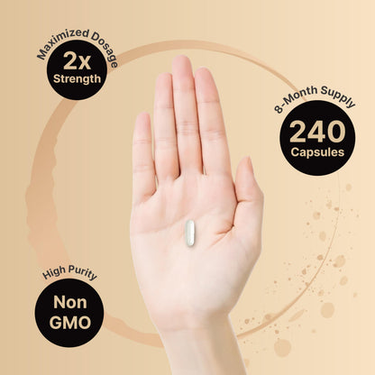 High Potency Zinc Picolinate 100mg - 240 Capsules | Immune Support & Skin Health | Non-GMO & Gluten Free