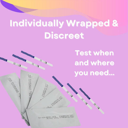 Diversity Source Group Rapid Detect HCG Pregnancy Test Strips – 20 Count, Easy to Use, Individually Wrapped