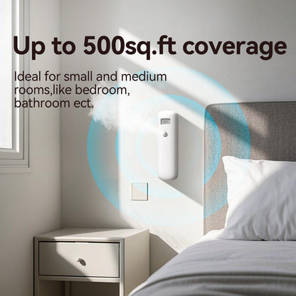 Hijoc Smart Waterless Plug-in Diffuser – Bluetooth App Control (500 sq ft) White