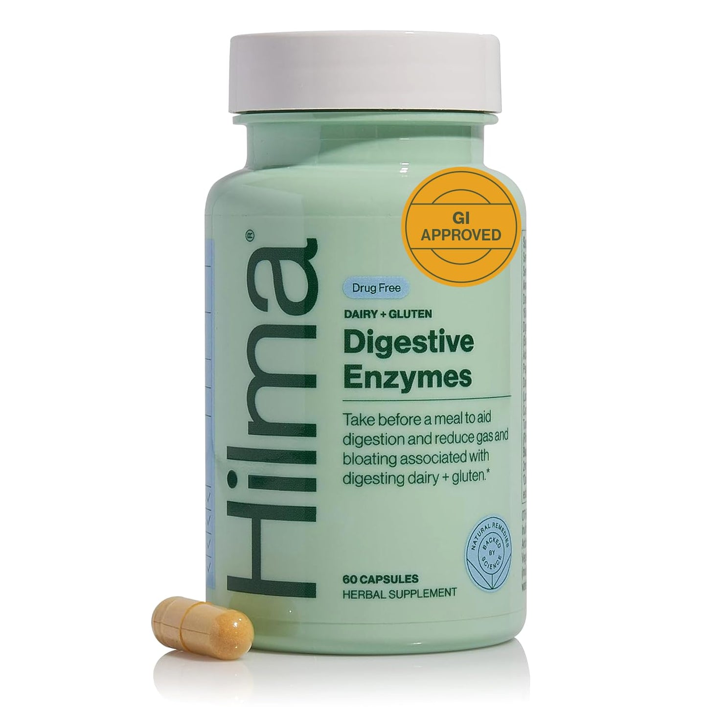 Hilma Digestive Enzymes for Women | Bloating Relief with Turmeric