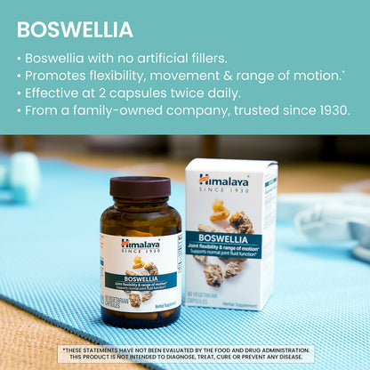Himalaya Boswellia 250 mg – Joint Support & Mobility, 60 Capsules