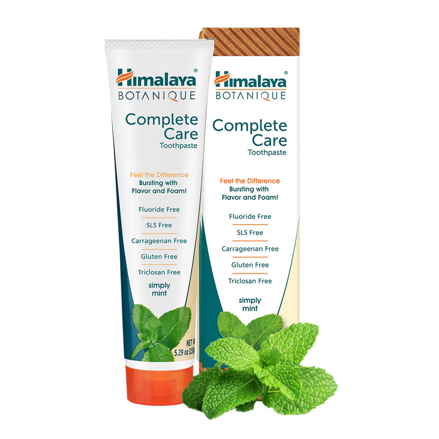 Himalaya Botanique Complete Care Toothpaste - Herbal Mint, Fluoride Free