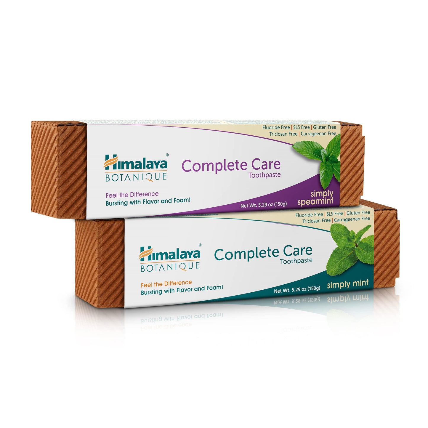Himalaya Botanique Complete Care Toothpaste – Herbal Mint, Fluoride Free, 5.29 oz
